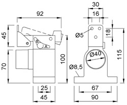 KWS Türfeststeller *1010* Produktbild BIGSKZ L