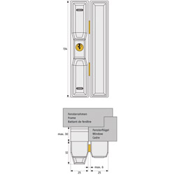 ABUS Fenster-Zusatzsicherung FTS88 Produktbild BIGSKZ L