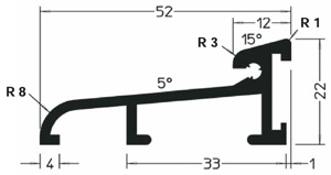 Bodenschwelle Weser 52 Produktbild BIGSKZ L