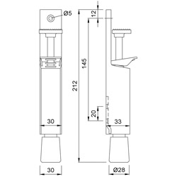KWS Türfeststeller *1081* Produktbild BIGSKZ L