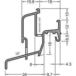 GUTMANN Bodenschwelle Rems 22/34 F Produktbild BIGSKZ L