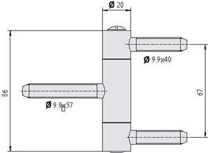 SIMONSWERK Haustürband BAKA C1-20 WF Produktbild BIGSKZ L