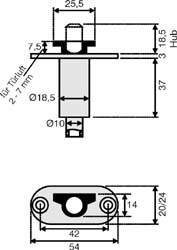 BKS Schaltschloss 1895 30-45/65/20 vz ls/rs Produktbild BIGSKZ L