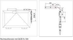 GEZE Eckwinkelgetriebe Fz 100 Produktbild BIGSKZ L
