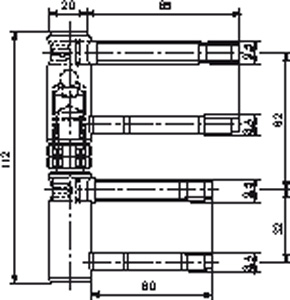 SFS Türband SASSBA 12R-20 Rahmenzapfen 60 mm Produktbild BIGSKZ L