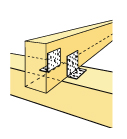 Simpson Winkelverbinder 90x48x3,0x48 mm vz Produktbild BIGSKZ L