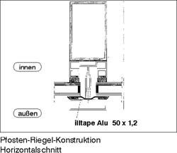 Illbruck Butylband Alu 75x1,2 mm Produktbild BIGSKZ L