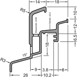 GUTMANN Bodenschwelle Sieg 22/26 Produktbild BIGSKZ L