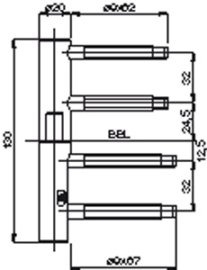 ANUBA Haustürband Triplex 220-3D TR220SM-FR Produktbild BIGSKZ L