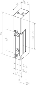 effeff Elektrischer Türöffner Modell *19E* Produktbild BIGSKZ L