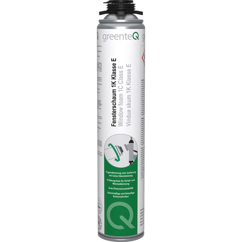 greenteQ Fensterschaum 1K Klasse E 750 ml Produktbild BIGPIC L