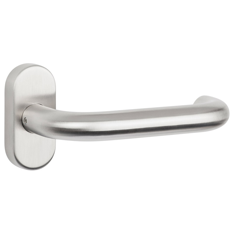 greenteQ Drückerlochteil auf ovaler Rosette Q DG60H.ER.OR.LT product photo BIGPIC L