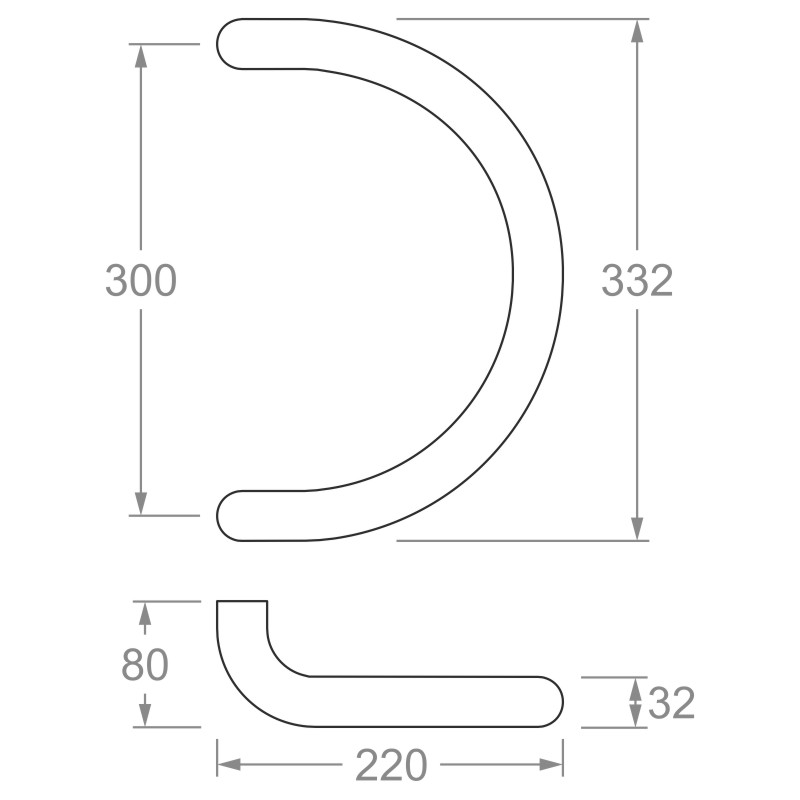 greenteQ Türgriff TG 10.ER.GKH product photo BIGSKZ L