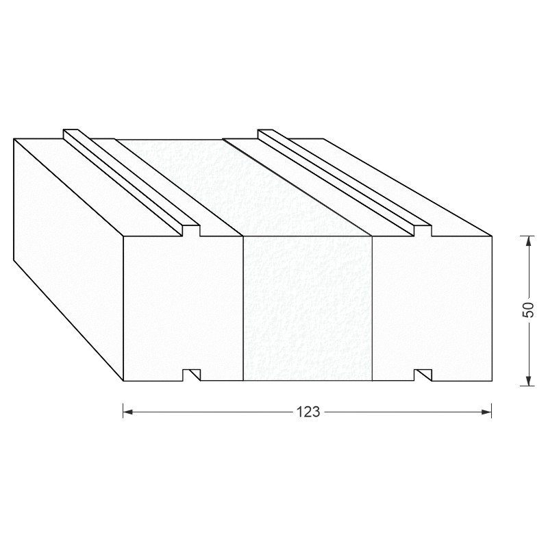 greenteQ Unterbaudämmprofil HST hochdämmend für Maco Fiber-Therm GFK 180 product photo BIGSKZ L