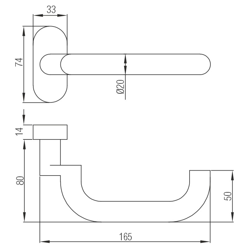 greenteQ SF-Drückerlochteil auf ovaler Rosette Q DG60H.A.FS.AP.SF.ER.OR.LT product photo BIGSKZ L