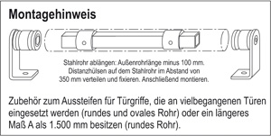 greenteQ Edelstahlrohr rund ohne Stützen product photo BIGDET L