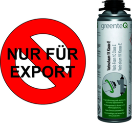 greenteQ Vario Schaum 1K 500ml o. PDR / ohne PDR nicht für Deutschland, Sprachgruppe DE + PL + RU + CZ product photo