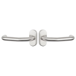 greenteQ FS-AP-Drückerpaar auf ovaler Rosette Q DG60H.V.FS.AP.ER.OR product photo