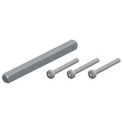 greenteQ Befestigungsset für FS-Drückergarnituren beidseitig Drücker product photo