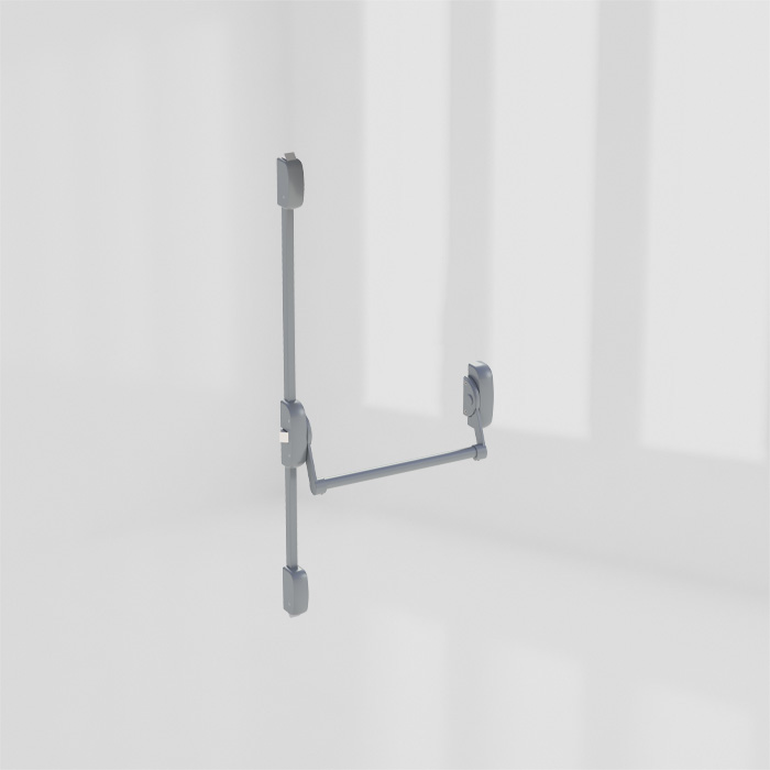 3-POINT PANIC BOLT SILVER CROSS ARMSEE COMMENTS FOR WIDTHS OVER 1050mm product photo BIGPIC L