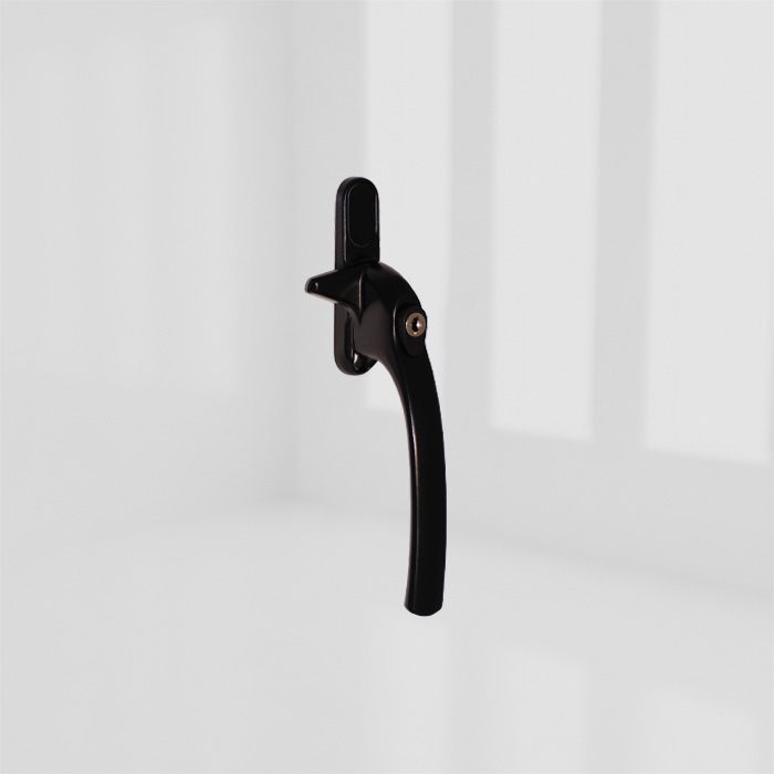 ALPHA 21mm RH LKG BLK COCKSPUR HNDL product photo BIGPIC L