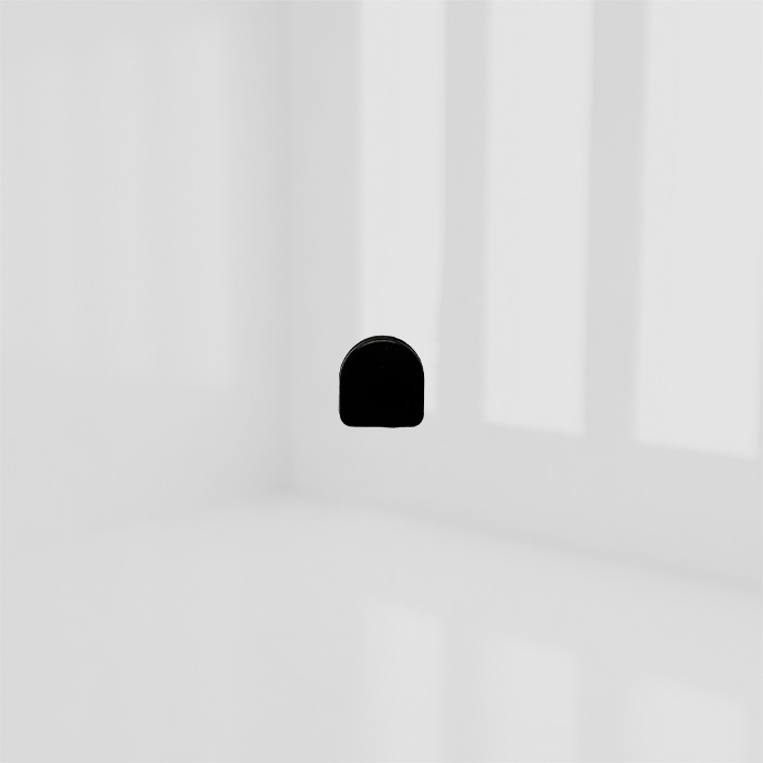 ALPHA PUSH-IN BLACK SCREW COVER product photo BIGPIC L