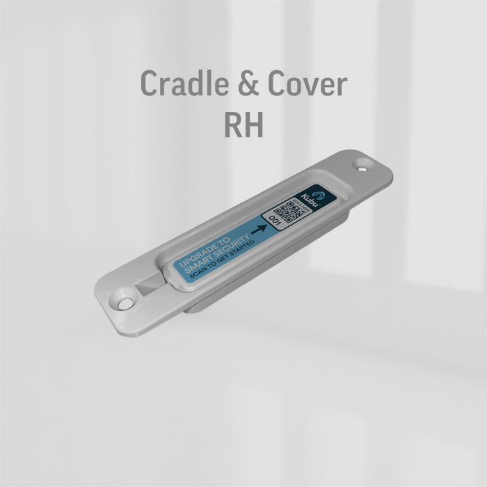 MAGNABOLT CRADLE & COVER RH WHITE product photo BIGPIC L