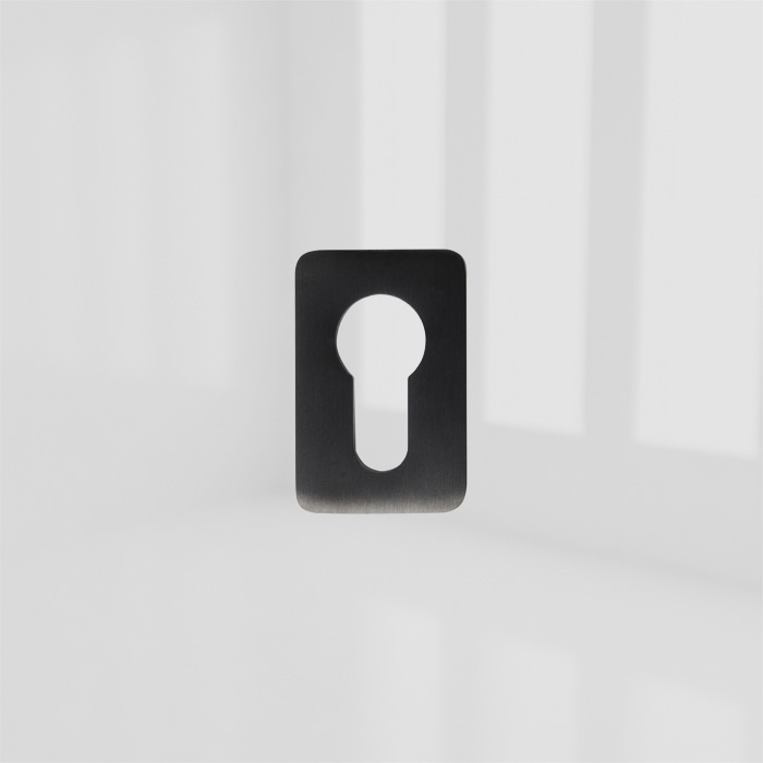 ASPIRE ESCUTCHEON PLATE BRUSHED GRAPHITE product photo BIGPIC L