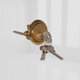GAMMA RIM LATCH CYLINDER BRASS 6PIN product photo