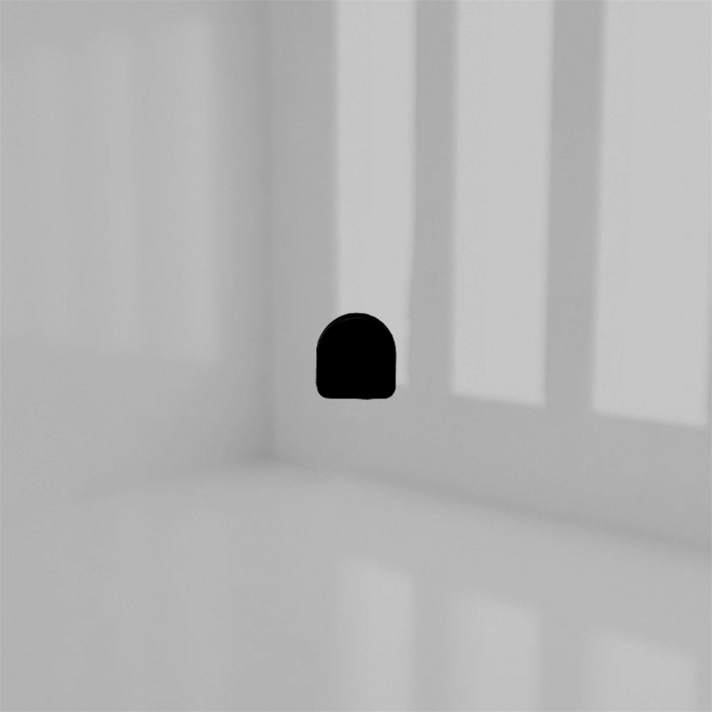 ALPHA PUSH-IN BLACK SCREW COVER product photo