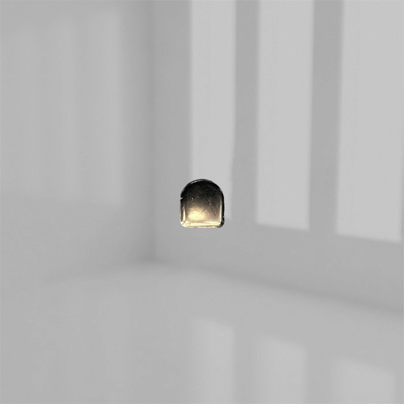 ALPHA PUSH-IN SMOKEY CHROME SCREW COVER product photo