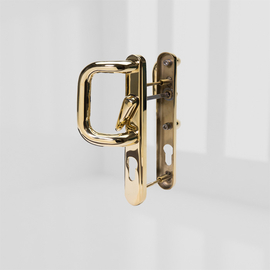 COASTLINE PATIO PULL LOCK 92PZ PVD GOLD product photo