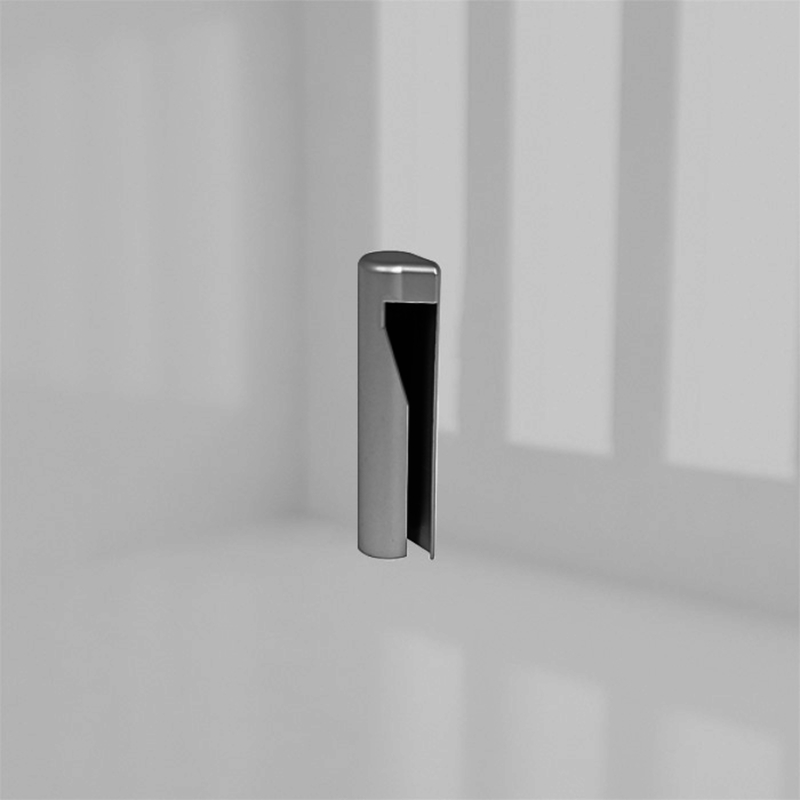 REBATED CORNER HINGE COVER RH BROWN product photo