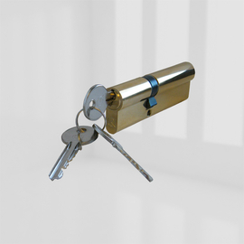 40/50 BRASS GAMMA D/CYL 6 PIN ANTI-DRILL product photo