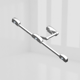 3-POINT PANIC LATCH SILVER CROSS ARMSEE COMMENTS FOR WIDTHS OVER 1050mm product photo