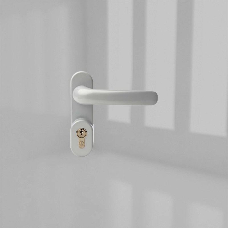 OUTSIDE ACCESS C/W LEVER & CYLINDER WHITE product photo