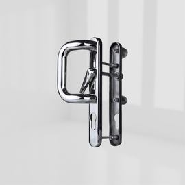 COASTLINE PATIO PULL LOCK 92PZ POLISHED ST/ST product photo