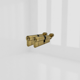 K50/50 BRASS Q-STAR KM TS007 1 STAR D/CYL TTKA IN PAIRS (6 KEYS) product photo