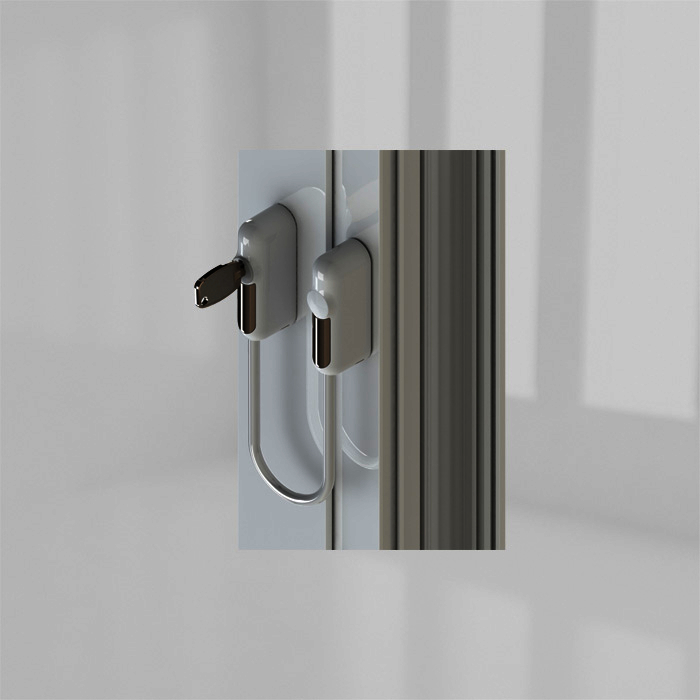 SAFEGUARD CABLE RESTRICTOR WHITE (KEY TO RELEASE) product photo