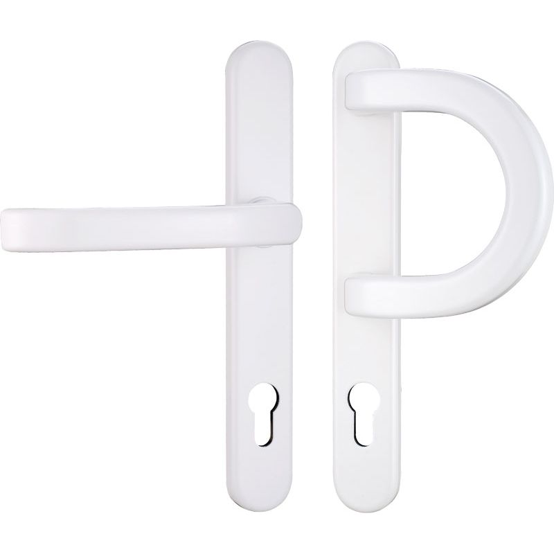 greenteQ пътека с тясна рамка DG58.AL.SSWB PZ 92 white/9016 продуктова снимка BIGPIC L