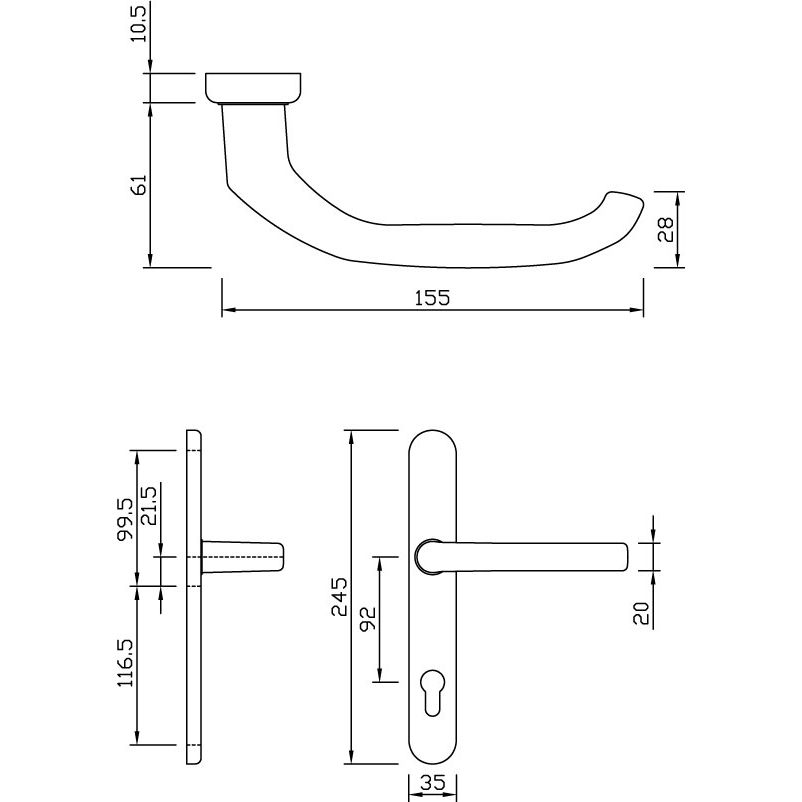 greenteQ DG58.S216.AL.SS.IN PZ 92 F1 sil berf product photo BIGSKZ L