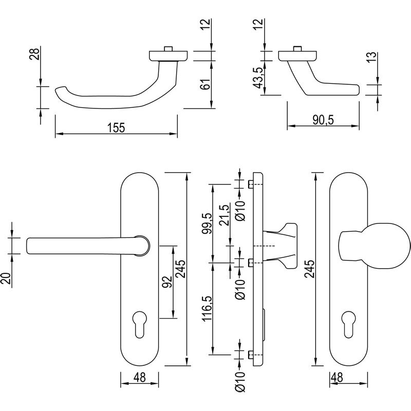 greenteQ DG48.S216.ER.NSWK. PZ 92 f.matt продуктова снимка BIGSKZ L