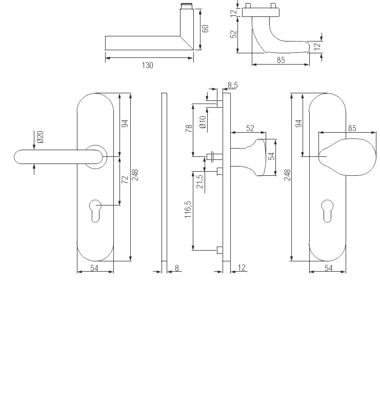 greenteQ Сменяем комплект за противопожарна защита DG 61.FS.S216.ER.NSWK.ES1 PZ 72 продуктова снимка BIGSKZ L