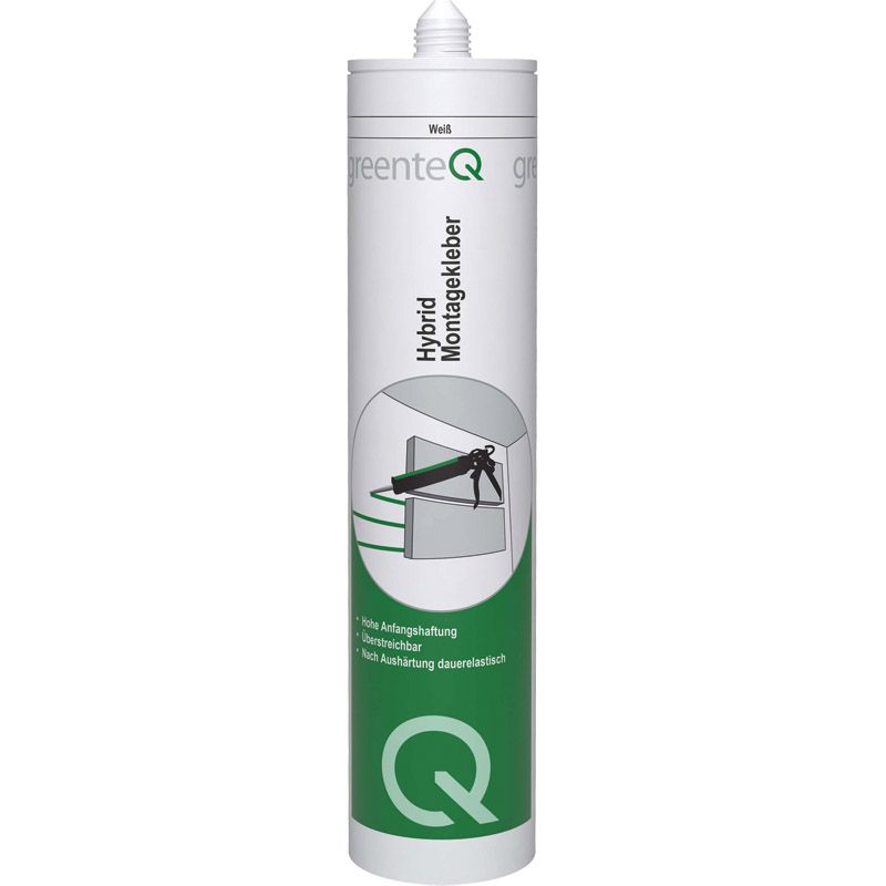 greenteQ hybridníní montážní lepidlo 290 ml bílá fotografie výrobku BIGPIC L