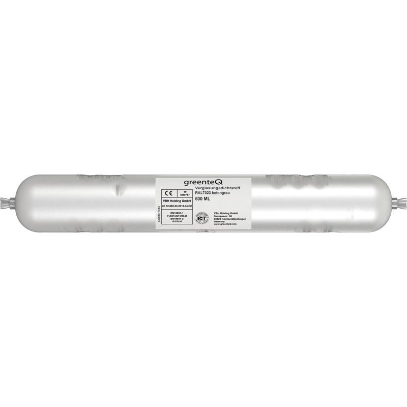 greenteQ silikon zasklívací 600 ml Ral 7023 fotografie výrobku BIGPIC L