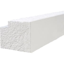 greenteQ izolační profil pro připojení parapetu, vysoce těsnící ,U-hodnota = 0,95, 2350 x 40 x 30mm, jednostranně 1mm PVC bílá, vhodný pro Aluplast Id fotografie výrobku