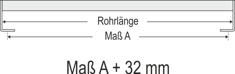 greenteQ Rohrprofil rund 35x1,5x2000 mm Edelstahl fein matt Produktbild BIGANW L