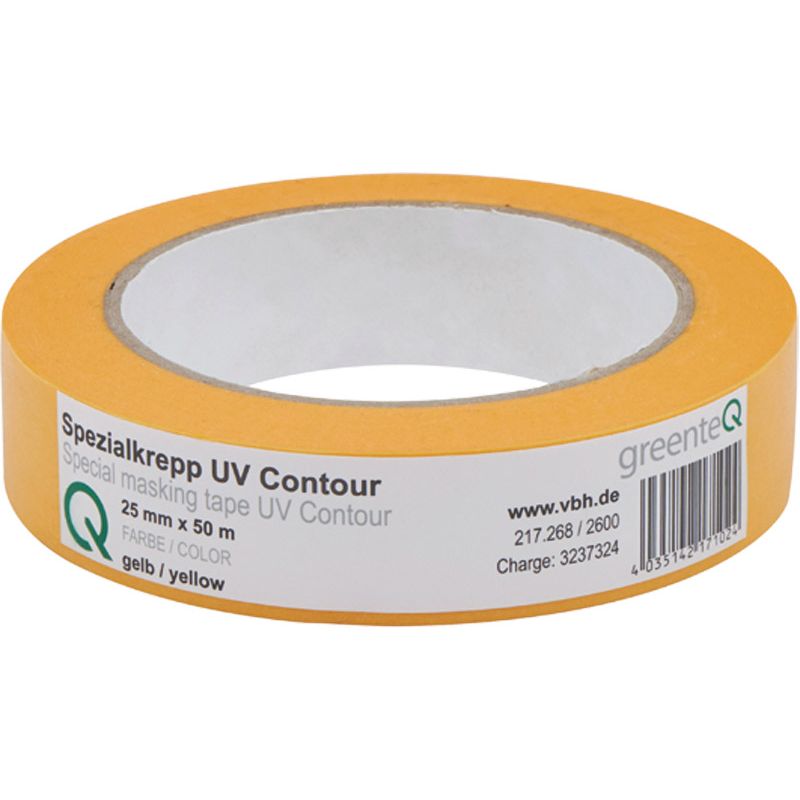 greenteQ Spezialkrepp UV Contour 25mmx50m Produktbild BIGPIC L