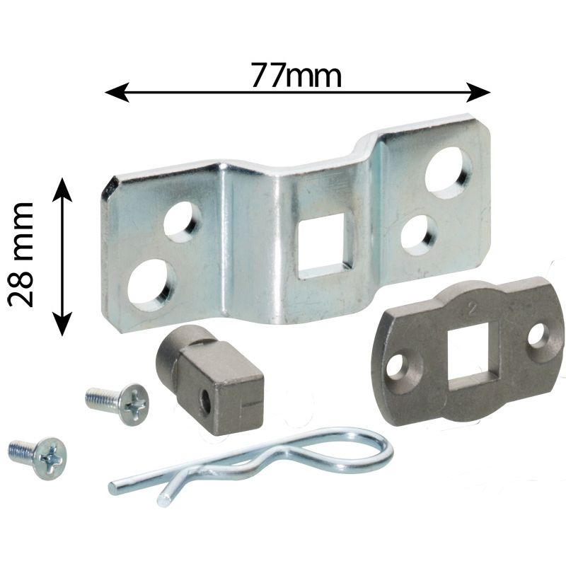 Motorlager 10x10 mm für 40mm Welle product photo BIGPIC L