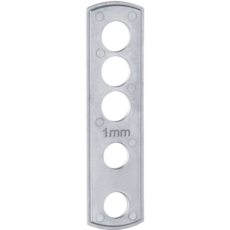 greenteQ Unterlage 1 mm zu TB 100.ZD.K chrom-/silberf product photo BIGPIC L